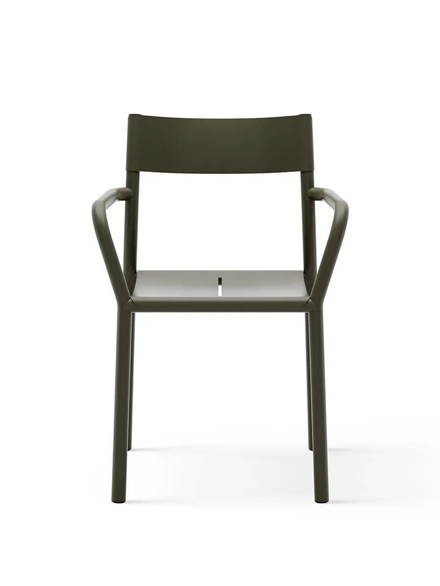 May Gartenstuhl m. Armlehne, Dark Green von New Works - 5 - Jacobsen Plus