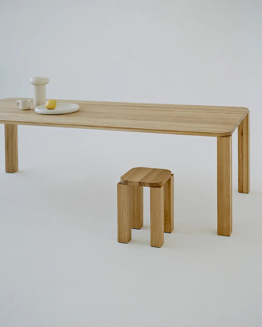 Atlas Stool, Natural Oak von New Works - 3 - Jacobsen Plus