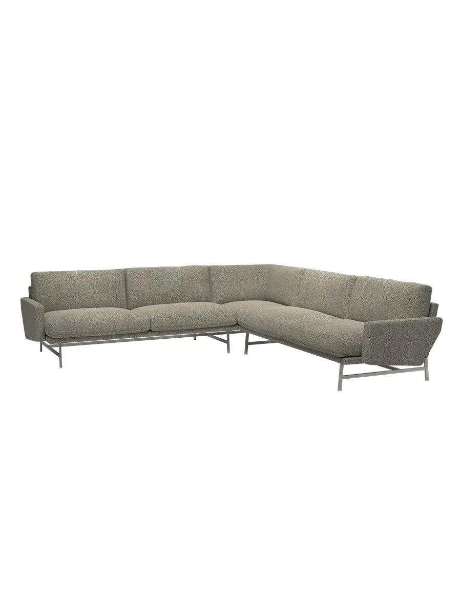 Lissoni PL115 Ecksofa, Moss 015 von Fritz Hansen - 1 - Jacobsen Plus