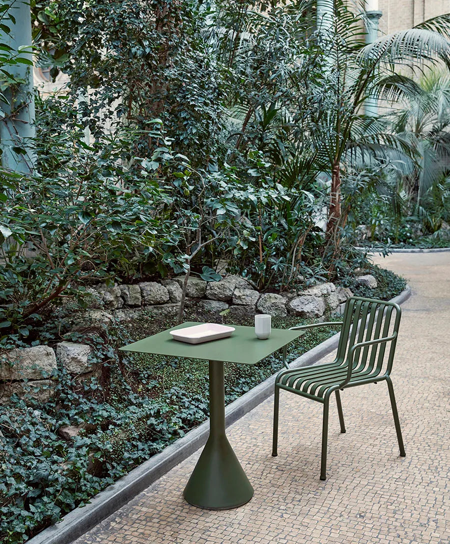 Palissade Cone Tisch, 65x65/olive von HAY - 3 - Jacobsen Plus