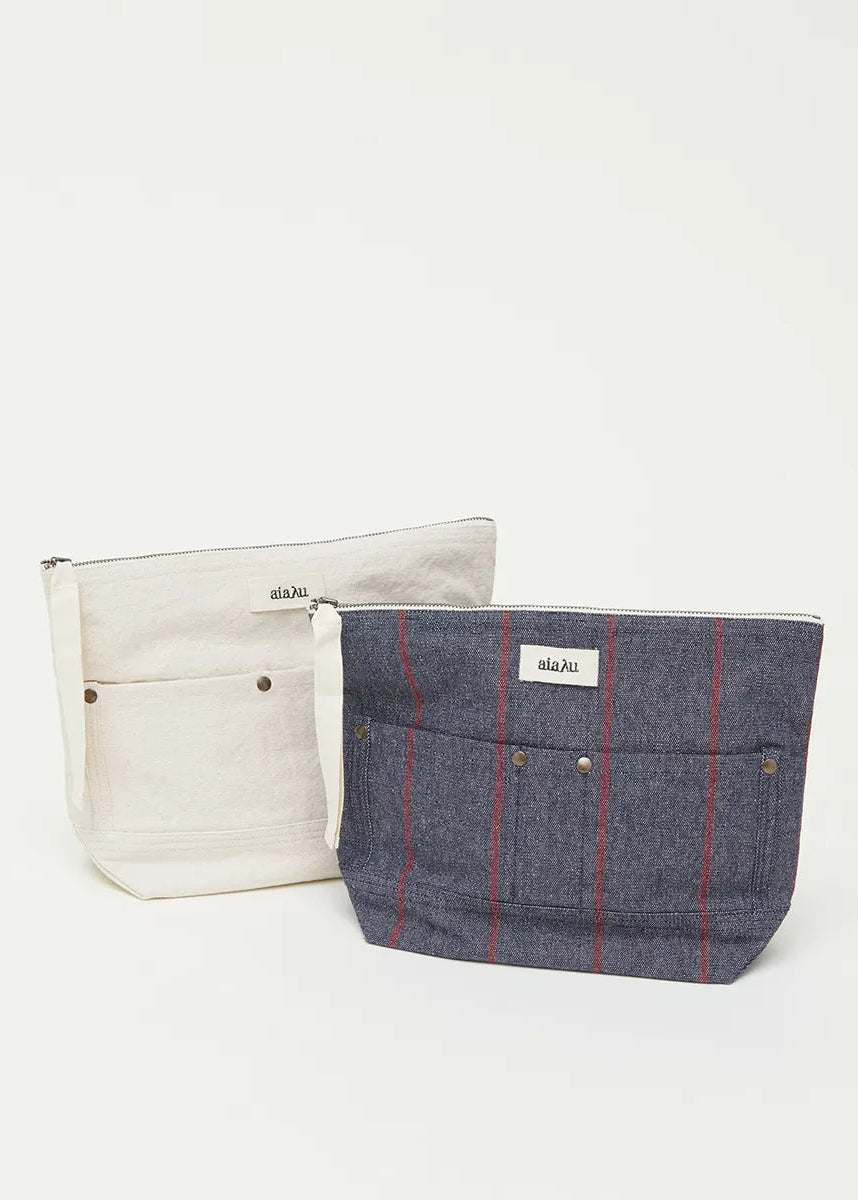 Pouch Pocket Canvas, Pure Ecru von Aiayu - 2 - Jacobsen Plus