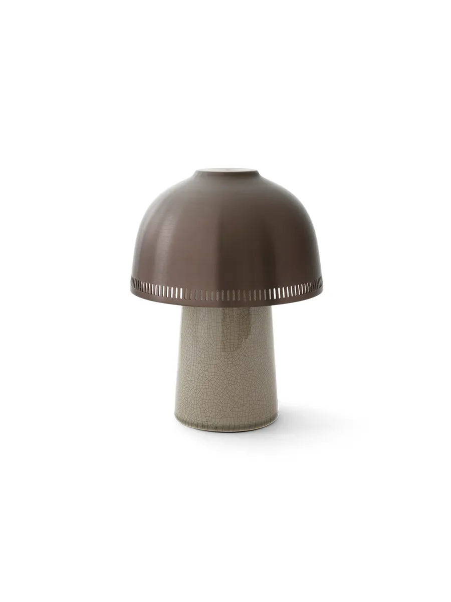 Raku SH8 tragbare Tischleuchte von &Tradition - Beige-Grau-Bronze - Jacobsen Plus