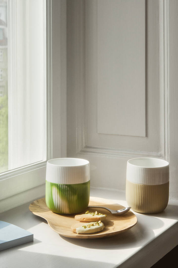 Riflet Contrast Becher Sand von Royal Copenhagen - 3 - Jacobsen Plus