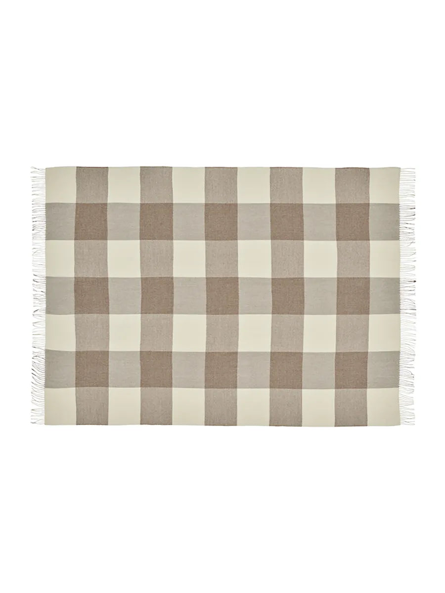 Santa Fe Decke, walnut brown von Silkeborg Uldspinderi - 4 - Jacobsen Plus