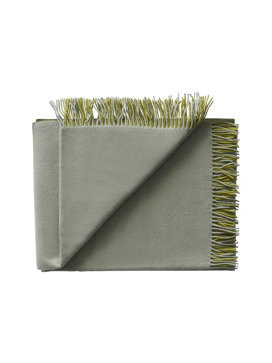Secret Plaid, lime/moos von Silkeborg Uldspinderi - 1 - Jacobsen Plus