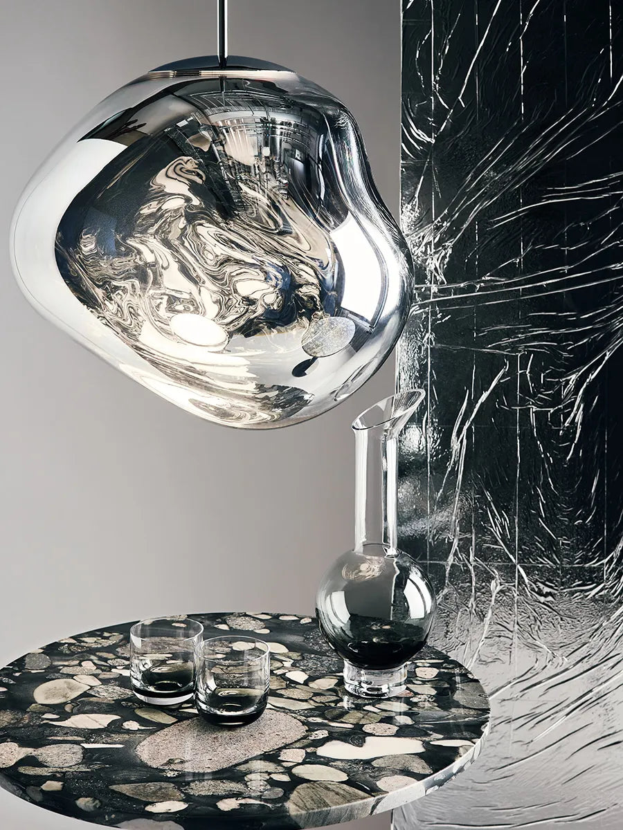 Melt Pendant Silver, 50 cm fra Tom Dixon - 2 - Jacobsen Plus