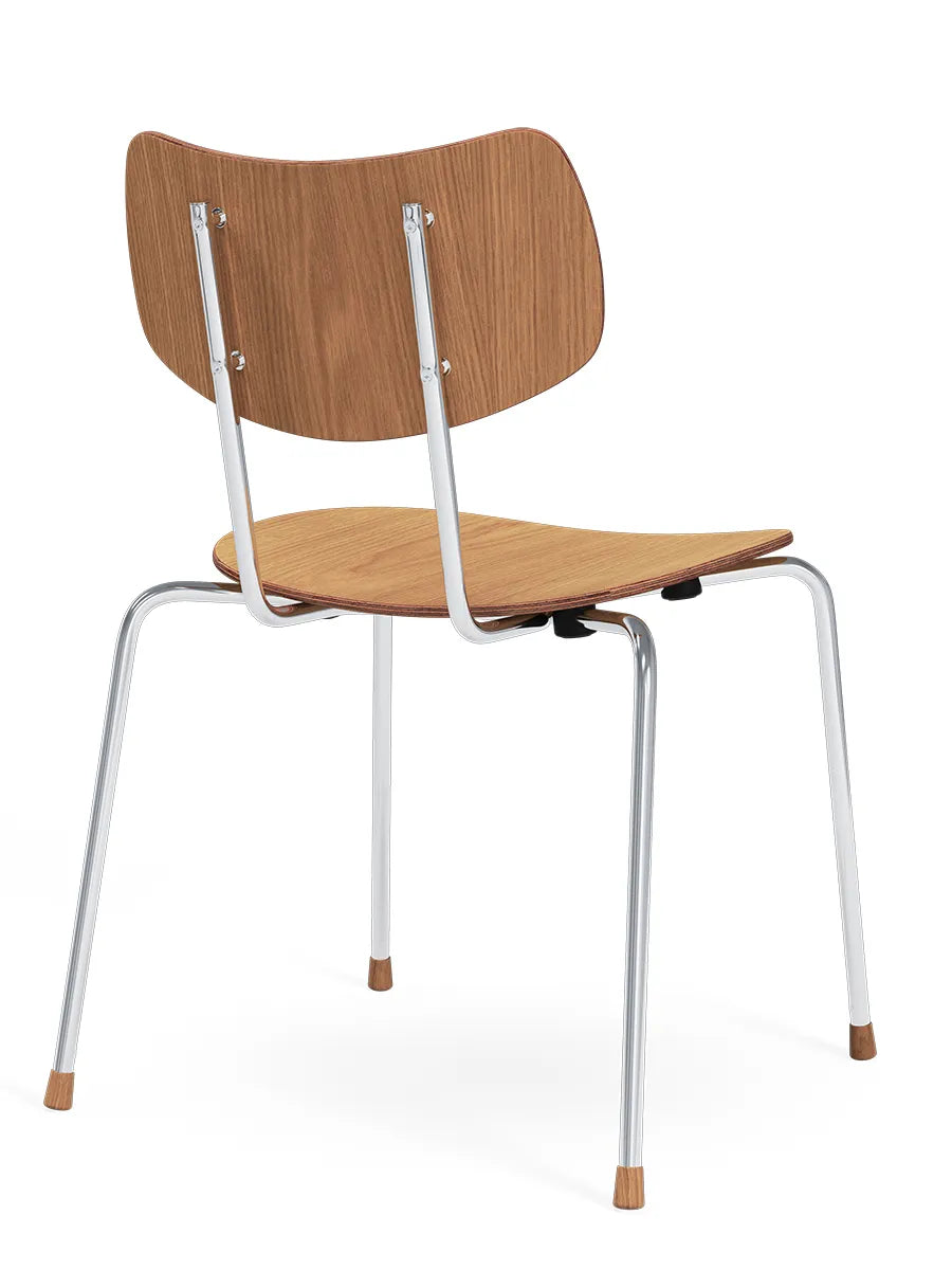 Vega Stuhl, Chromgestell von Carl Hansen & Søn - 4 - Jacobsen Plus