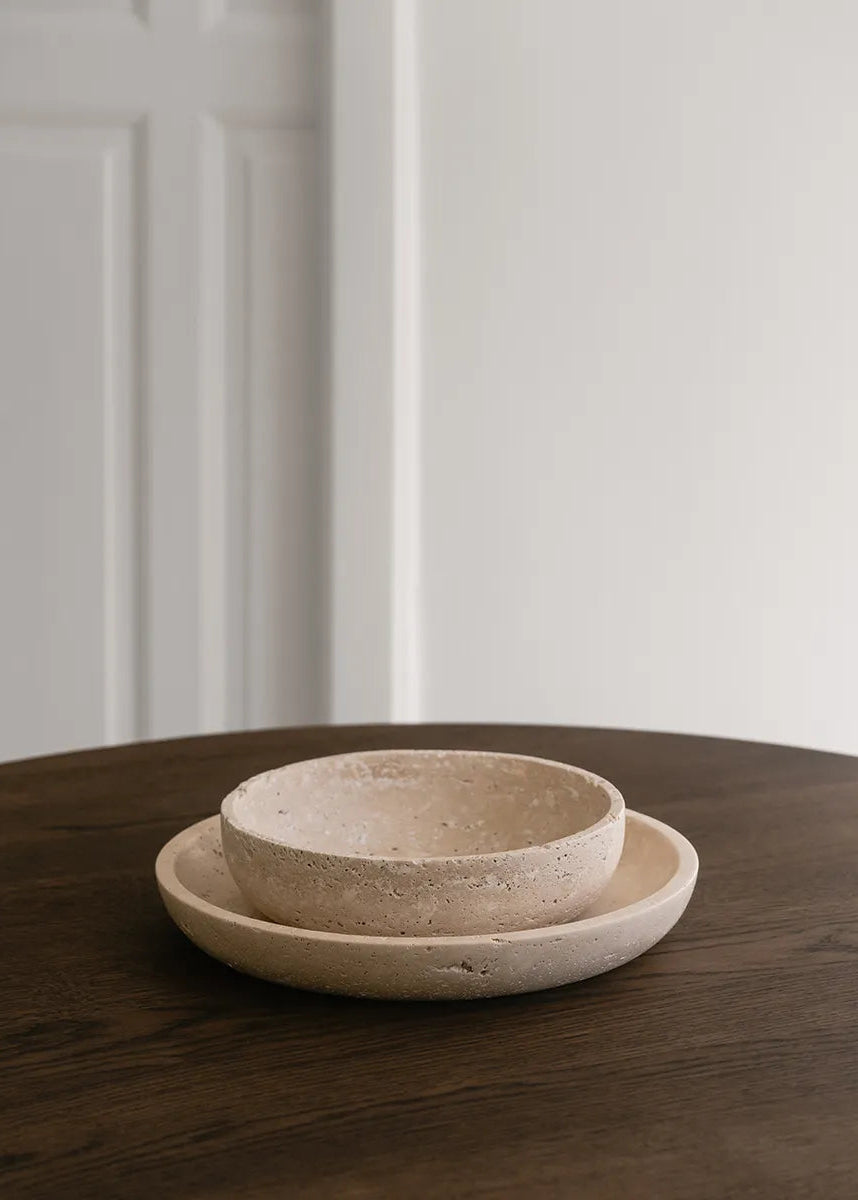 Hyben Fad, travertin fra Wabi Sabi Nordic - 2 - Jacobsen Plus