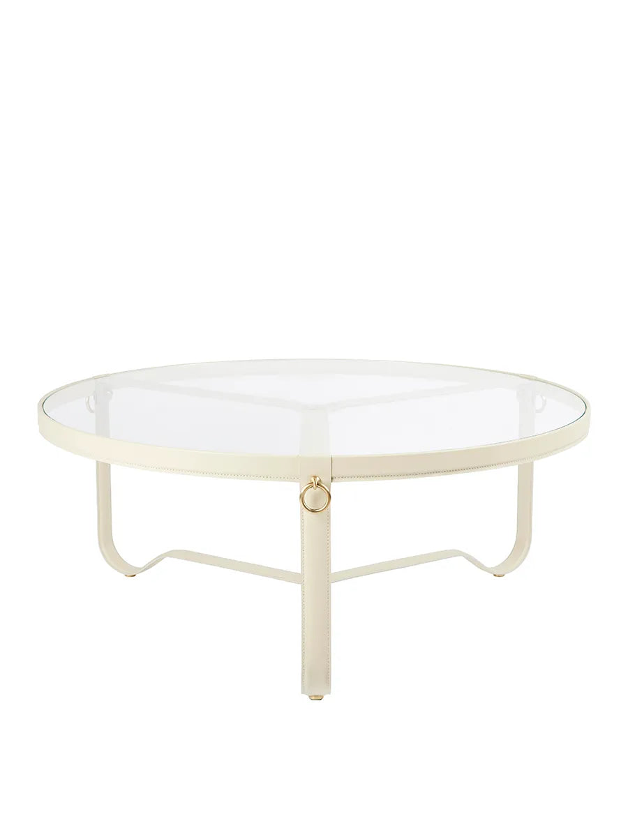 Adnet Coffee Table Ø100 cm, cream von GUBI - 1 - Jacobsen Plus