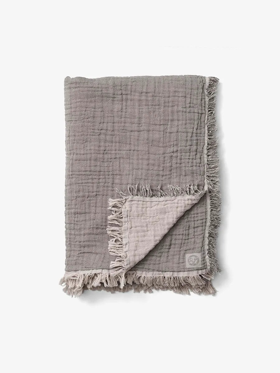 Collect Cotton Throw SC32 von &Tradition - Cloud-Slate - Jacobsen Plus