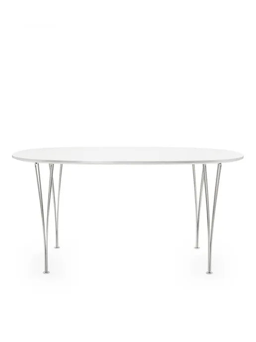 Piet Hein B612 Bord, Weiß Laminat von Fritz Hansen - 1 - Jacobsen Plus