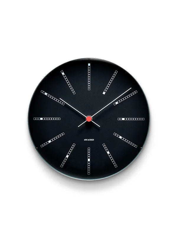 Bankers club Wanduhr von Arne Jacobsen in Schwarz (Ø: 29) - 1 - Jacobsen Plus