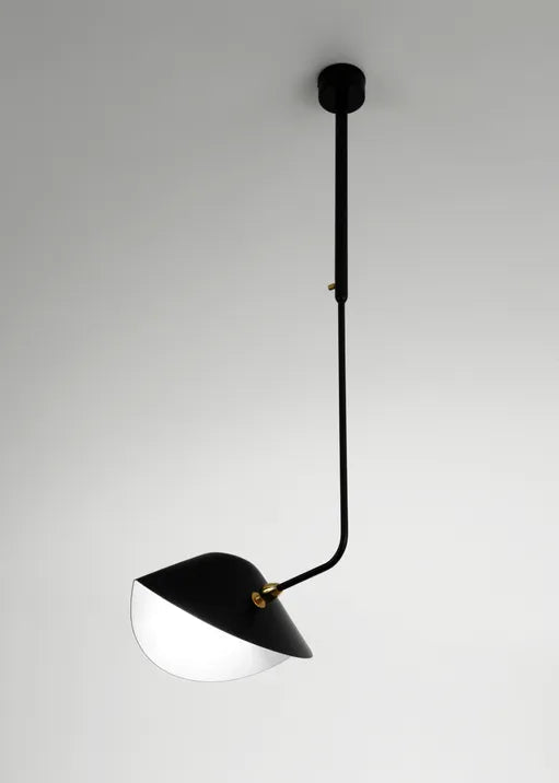 Ceiling Lamp Bookshelves Curved af Serge Mouille - 2 - Jacobsen Plus