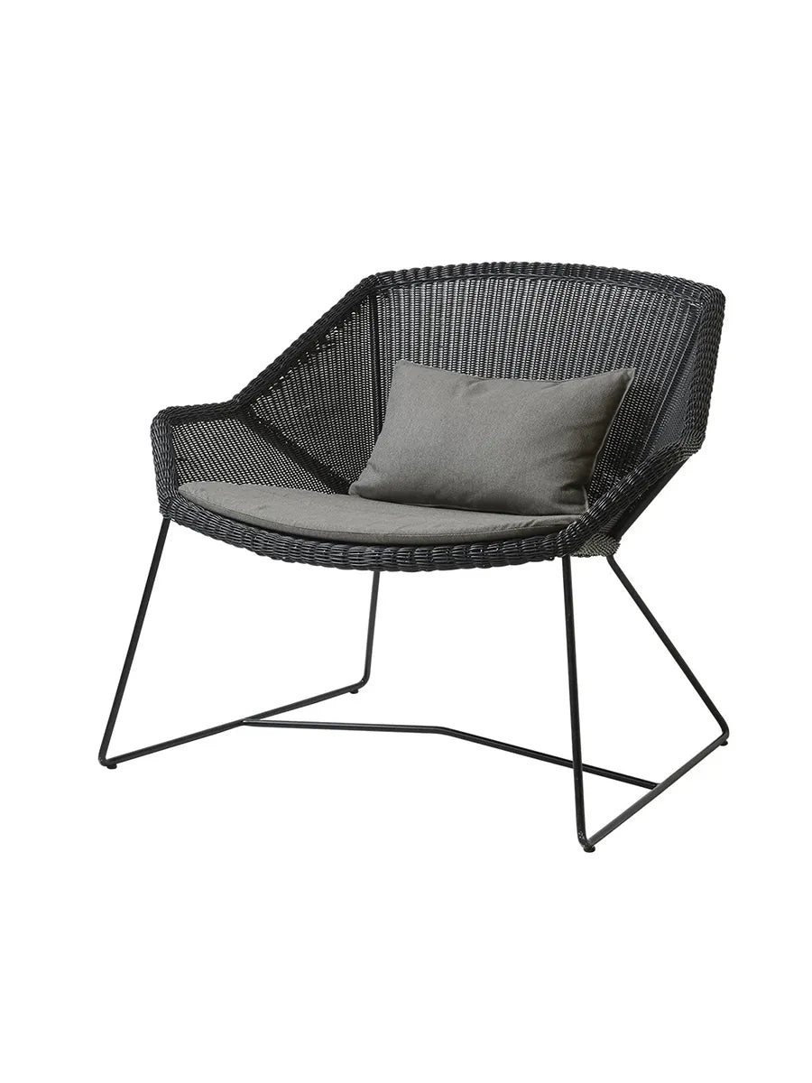 Kissen-Set für Breeze Lounge-Sessel von Cane-line - Taupe, Cane-line Natté - Jacobsen Plus