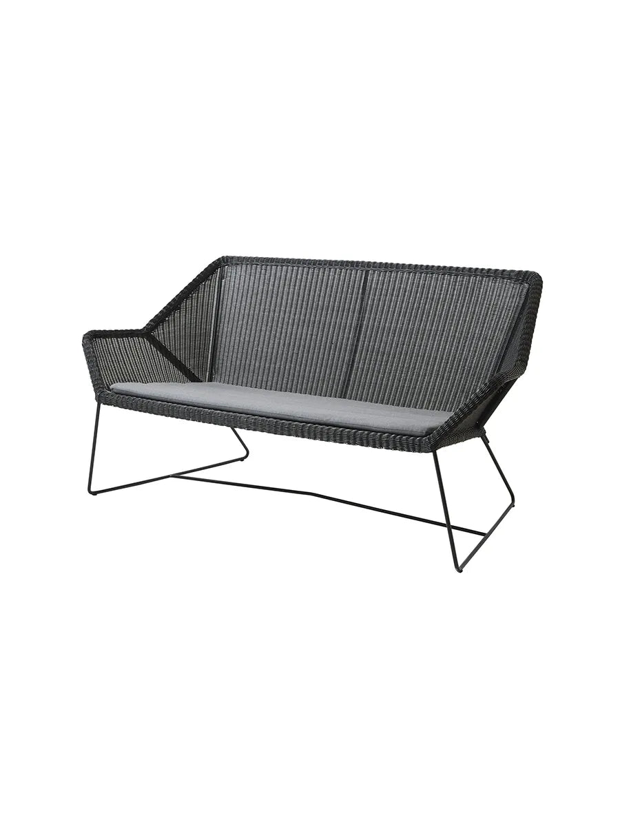 Kissen für Breeze 2-pers. Sofa von Cane-line - Grau, Cane-line Natté - Jacobsen Plus