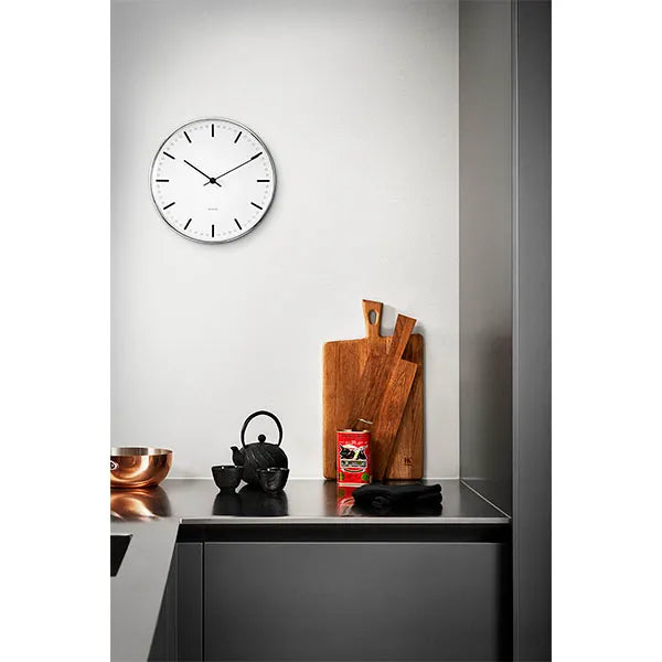 City Hall Wanduhr von Arne Jacobsen (Ø: 29) - 2 - Jacobsen Plus