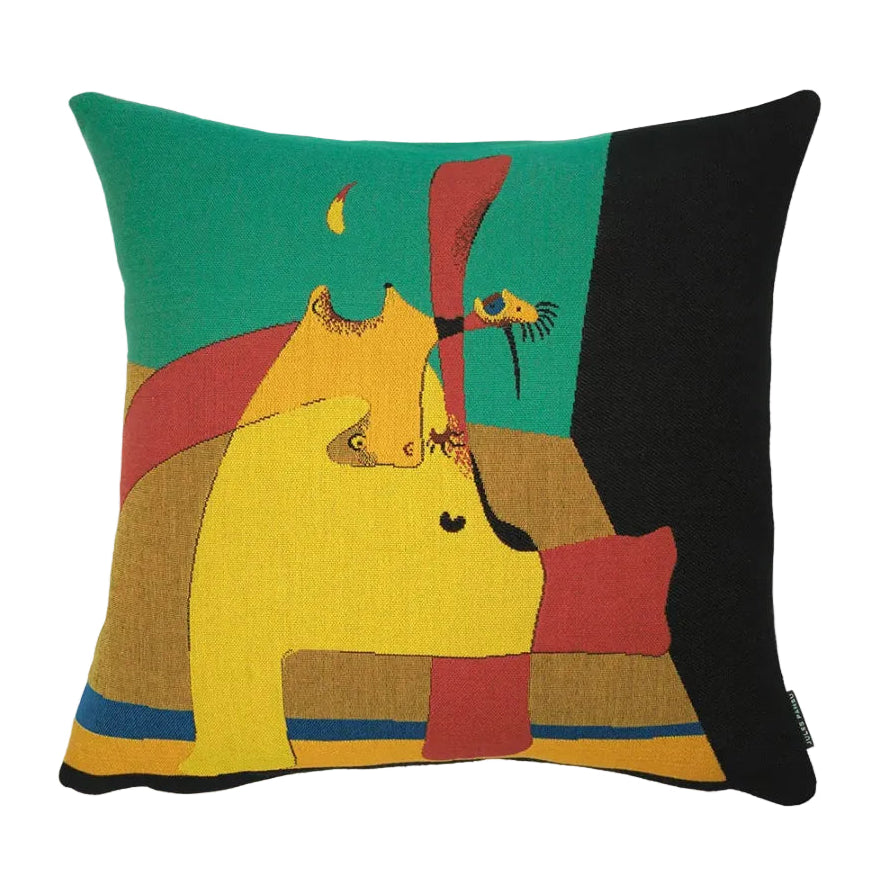 Miro Flamme Dans L'espace Et Nu Kissen von Poulin Design - 1 - Jacobsen Plus