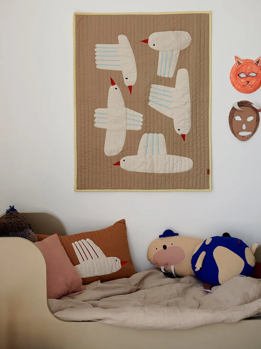 Bird quiltet pude fra Ferm Living - 4 - Jacobsen Plus