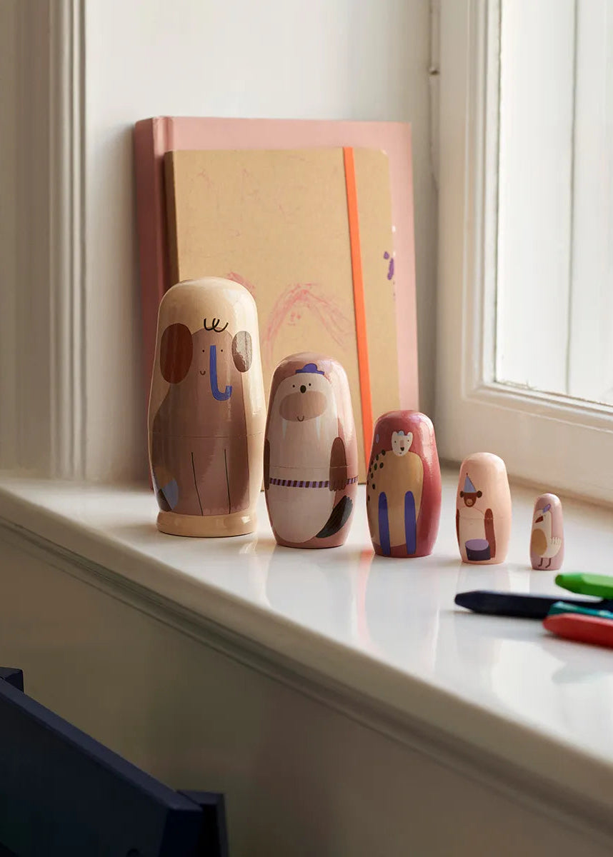 Critter Nesting Dolls von Ferm Living - 2 - Jacobsen Plus