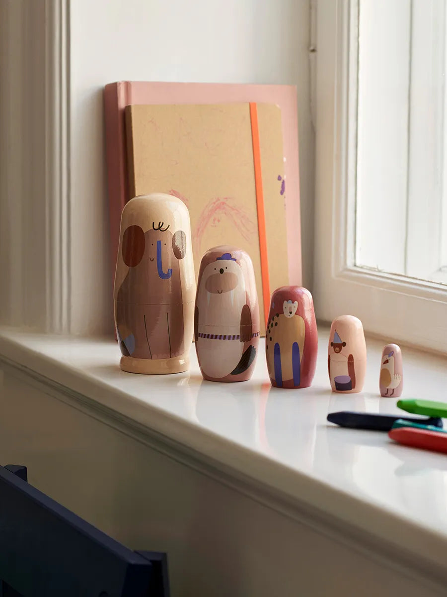 Critter Nesting Dolls von Ferm Living - 2 - Jacobsen Plus