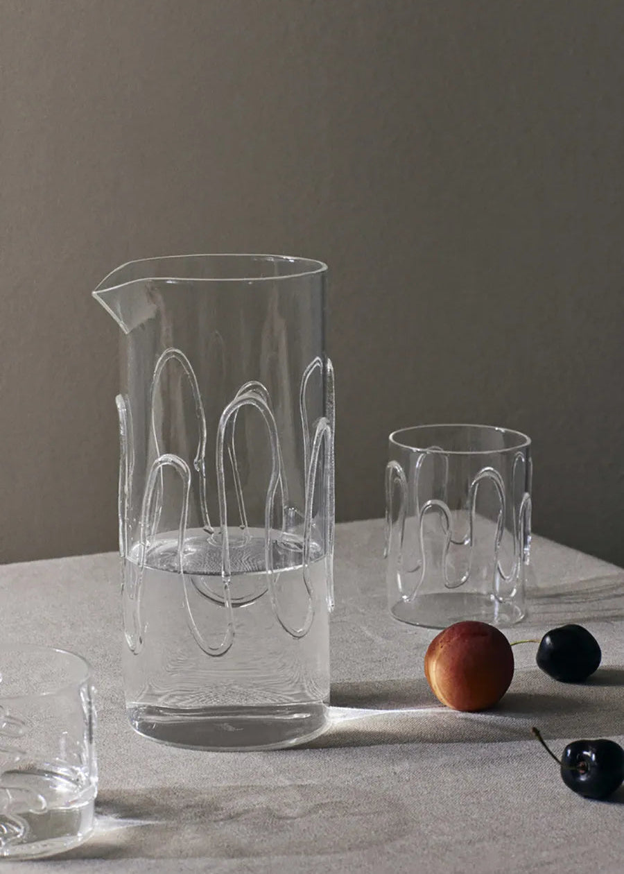 Doodle Glasses Tall, 2er-Set von Ferm Living - 3 - Jacobsen Plus