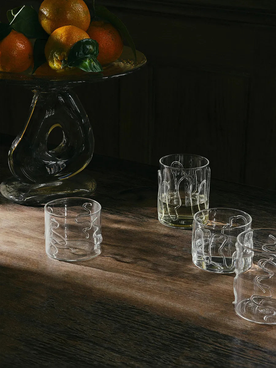 Doodle Glasses Low, sæt á 2 stk. fra Ferm Living - 2 - Jacobsen Plus