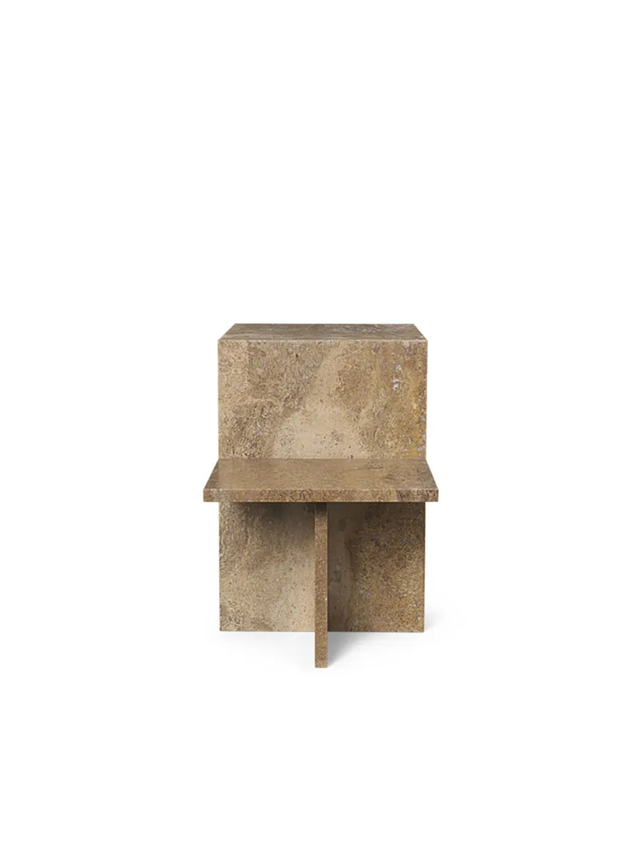Distinct Side Table, Dunkelbrauner Travertin von Ferm Living - 4 - Jacobsen Plus