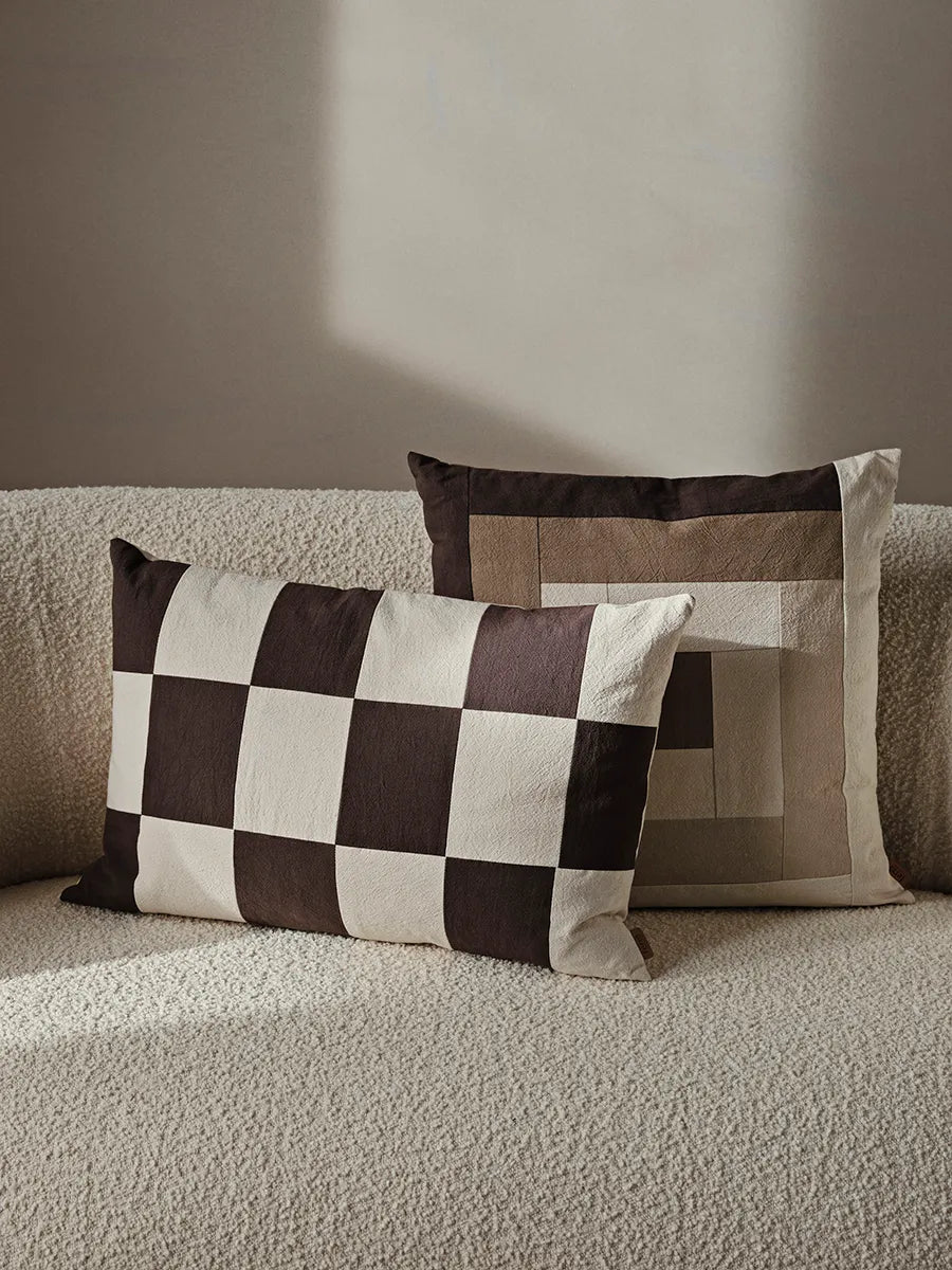 Border Patchwork Cushion von Ferm Living - 4 - Jacobsen Plus