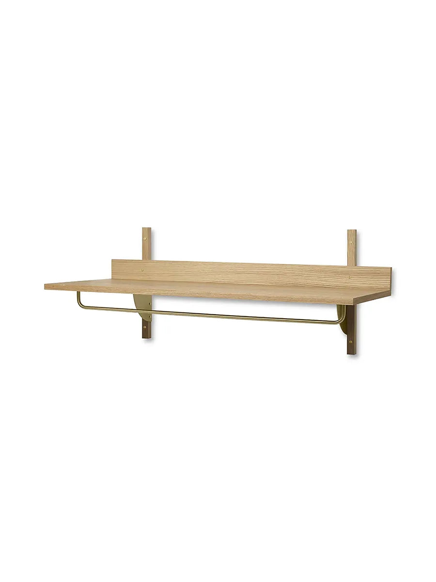 Sector Rack Shelf, eg fra Ferm Living - Eg m-messing - Jacobsen Plus