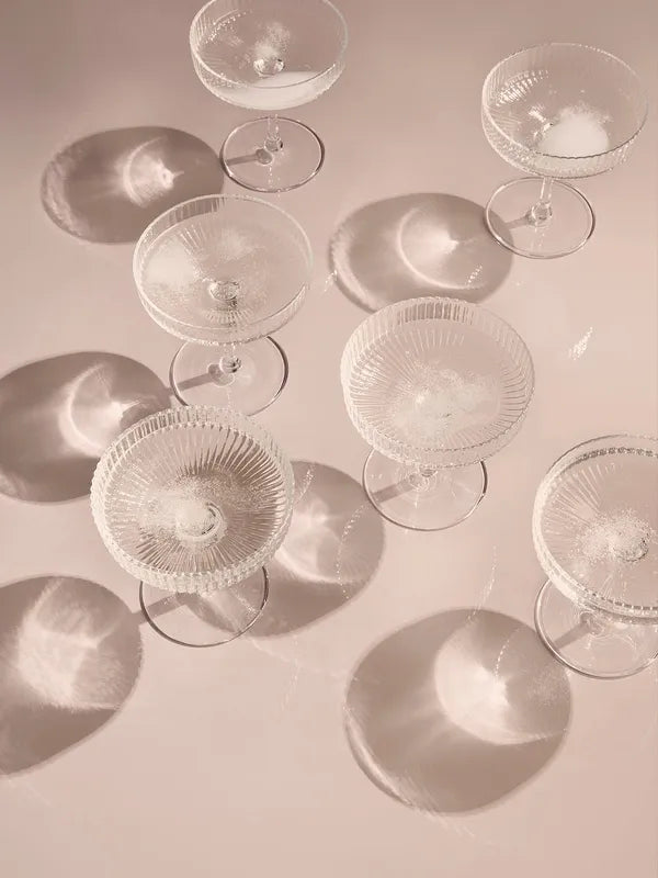 Ripple Champagnerglas von Ferm Living - 6 - Jacobsen Plus