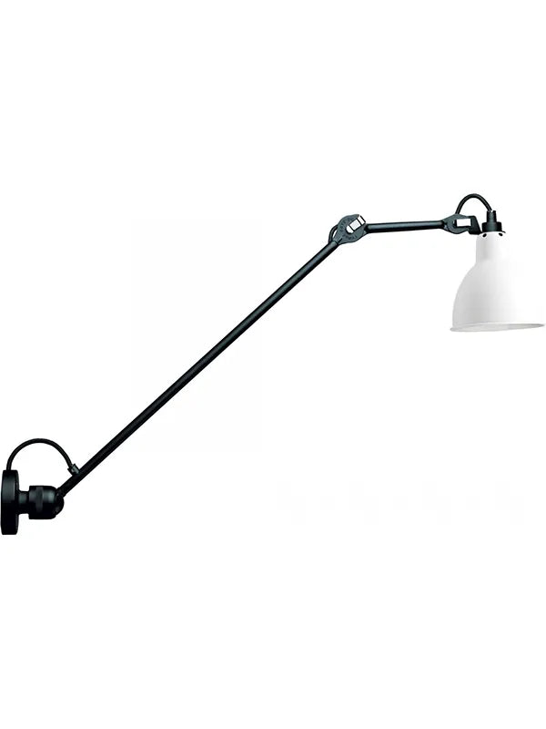 Nr. 304 L60 Wandleuchte von Lampe Gras - Schwarzes Gestell / Matweiß - Jacobsen Plus