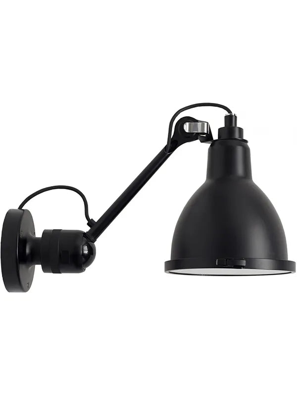 Nr. 304XL Außen-Wandleuchte von Lampe Gras - Schwarz - runder Bildschirm / Ohne Sensor - Jacobsen Plus