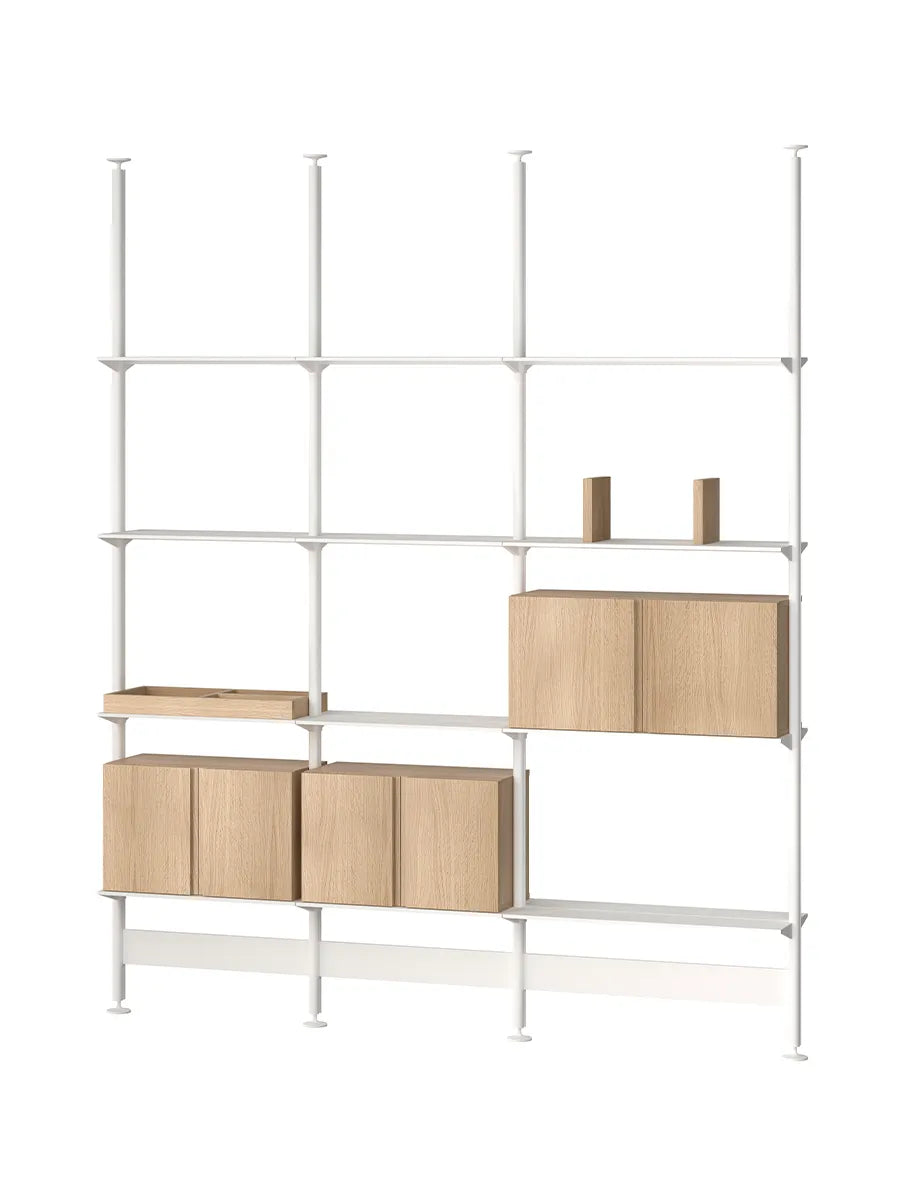 Pira G2 Floor-to-Ceiling Shelving Bundle C fra String - 7 - Jacobsen Plus