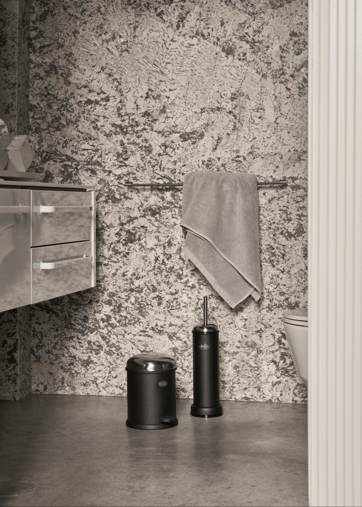 Toiletbørste, sort fra Vipp - 2 - Jacobsen Plus
