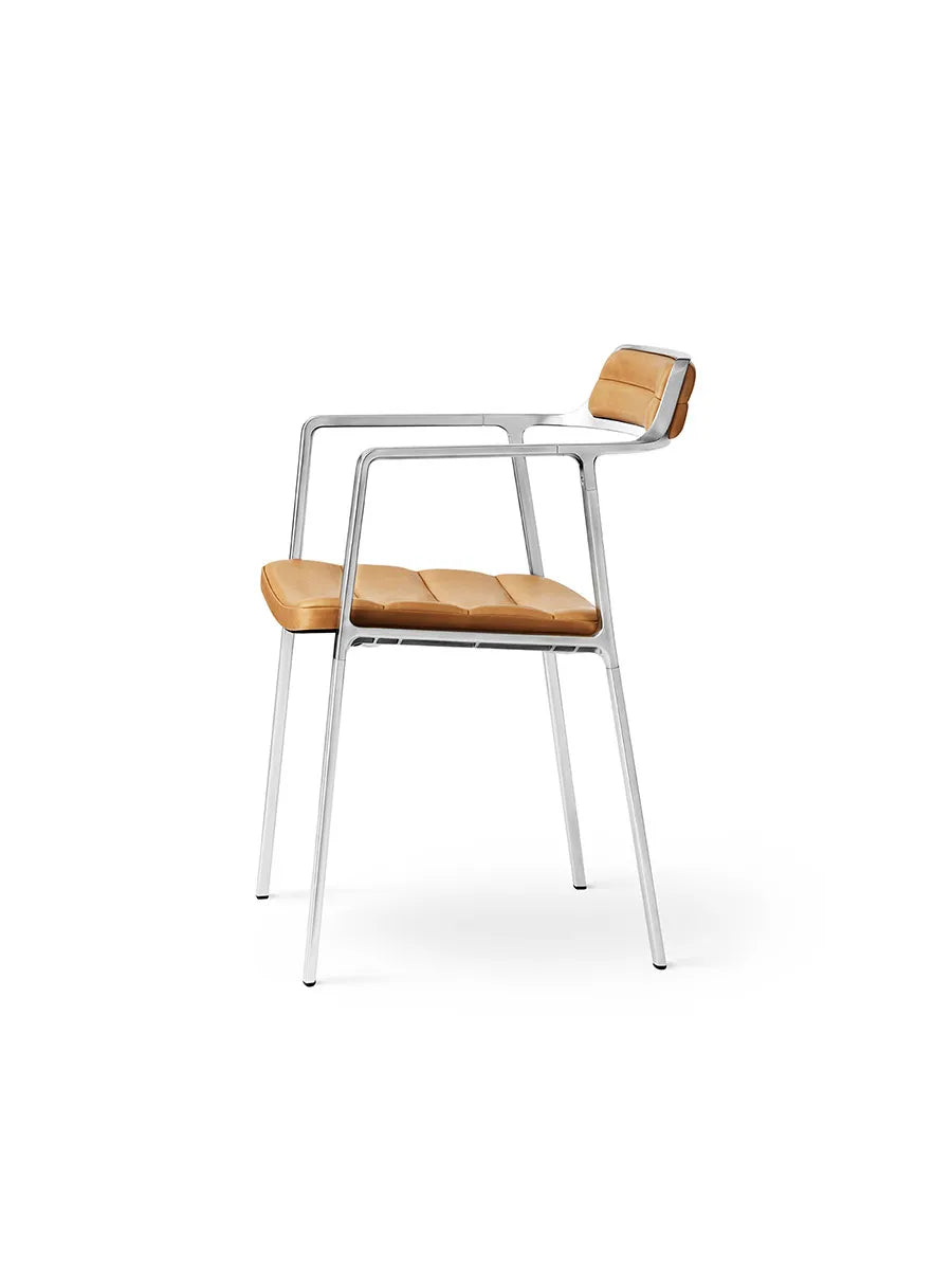 Stuhl mit Leder von Vipp - 4 - Jacobsen Plus