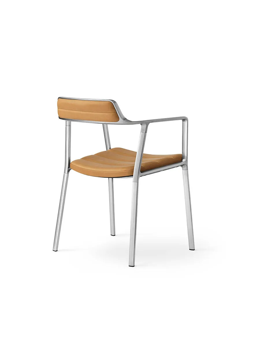 Stuhl mit Leder von Vipp - 5 - Jacobsen Plus