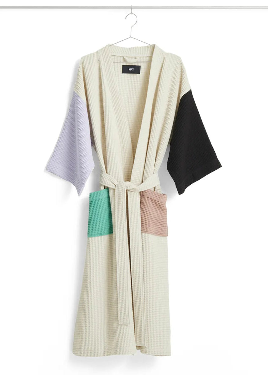 Waffle Bademantel, off-white multi von Hay - 1 - Jacobsen Plus