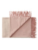 Franja Decke, pink/white von Silkeborg Uldspinderi