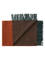 Franja Plaid, green/orange fra Silkeborg Uldspinderi - 1 - Jacobsen Plus