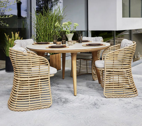 Kissenset für Basket Stuhl von Cane-line - Grey - Jacobsen Plus