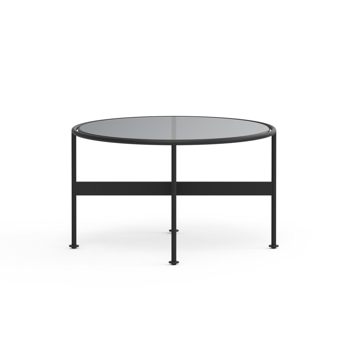 DK3 Baia Couchtisch Ø 60 x H 37 cm - Schwarz pulverbeschichtet Stahl - Jacobsen Plus