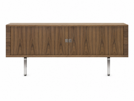 CH825 Credenza Sideboard aus Eiche von Hans J. Wegner - Walnuss / Oli / Rostfreier Stahl - Jacobsen Plus