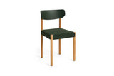 Pack Chair 11, geölte Eiche von HAY - Sitzfläche: Steelcut 975 - Rückenlehne: Palm Green - Jacobsen Plus