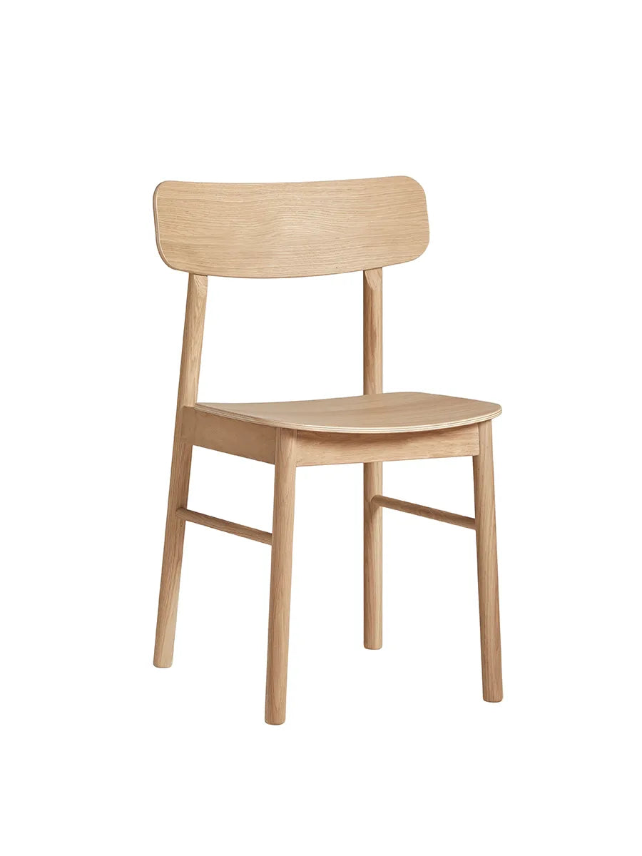 Soma Dining Chair fra Woud - Hvidpigmenteret eg - Jacobsen Plus