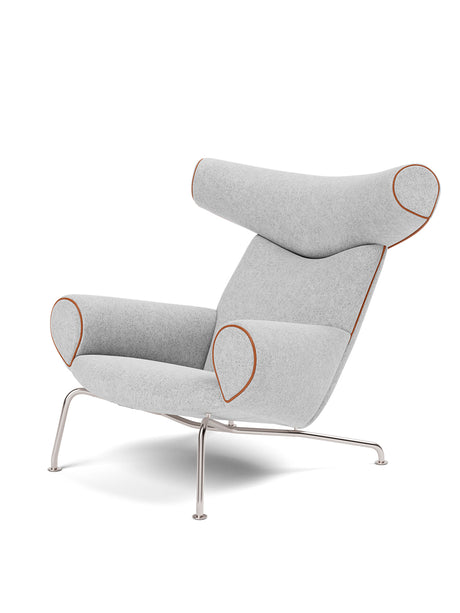 OX Chair - Graues Hallingdal 116 von Hans J. Wegner - Jacobsen Plus