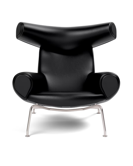 OX Chair - Primo 88 Leder in Schwarz von Hans J. Wegner - 1 - Jacobsen Plus