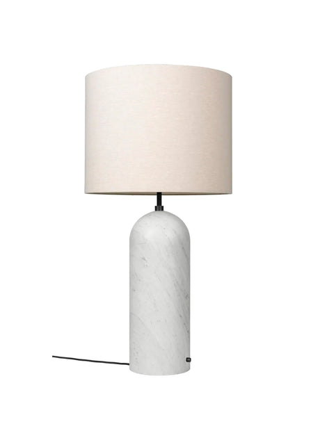 Gravity XL Floor Lamp, Low von GUBI - Weißer Marmor - Jacobsen Plus