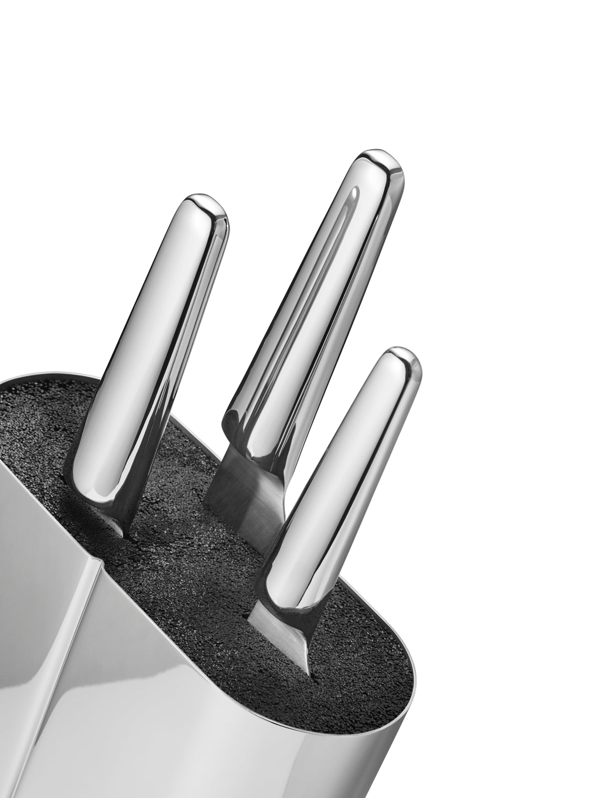 Georg Jensen - Alfredo Messerblock, Chrom - 2 - Jacobsen Plus