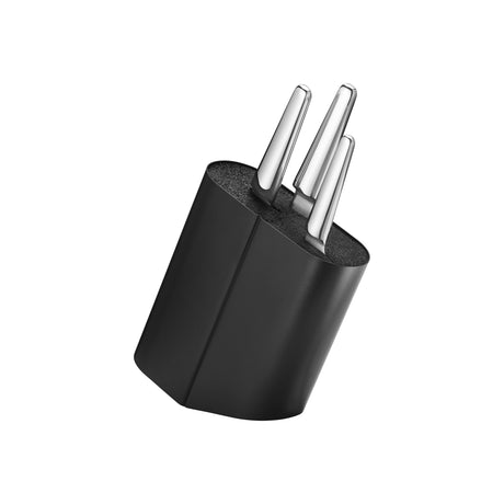 Georg Jensen - Alfredo Messerblock, Schwarz - 2 - Jacobsen Plus