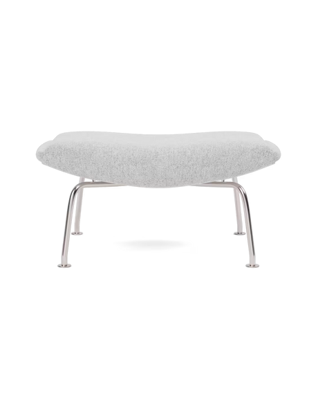 OX Hocker - Grau Hallingdal 116 von Hans J. Wegner - 1 - Jacobsen Plus